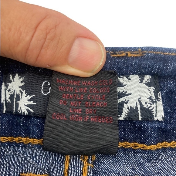 California Vintage Mom Jeans Distressed Raw Edge Women SZ 12 Casual Faded - Picture 9 of 16